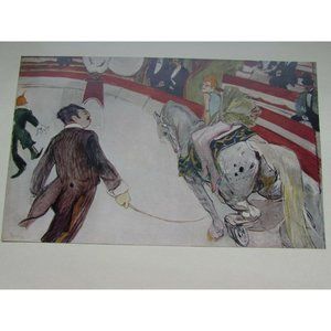 Toulouse Lautrec Print Cirque Fernando The Equestrienne Vintage 32089